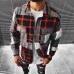 Men's plaid long sleeve shirt HF0217-02-03