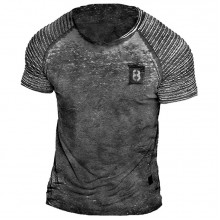 Pure color T-shirt casual sports fashion short sleeve HF3014-03-02