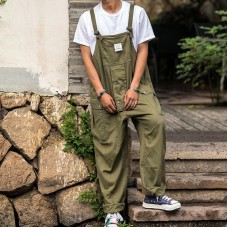 Men's suspender loose casual pants  HF0118-04-04