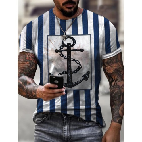 Digital printed casual T-shirt HF3113-02-01 Digital printed casual T-shirt HF3113-02-01