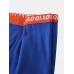 Mens Modal Cozy Solid Color Letter Waistband U Pouch Soft Boxers