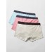 Multipacks Mens Seamless U Convex Cotton Boxers Solid Color Underpants Sets