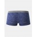 Mens Cotton Thread Traceless Breathable Comfy U Convex Pouch Boxers