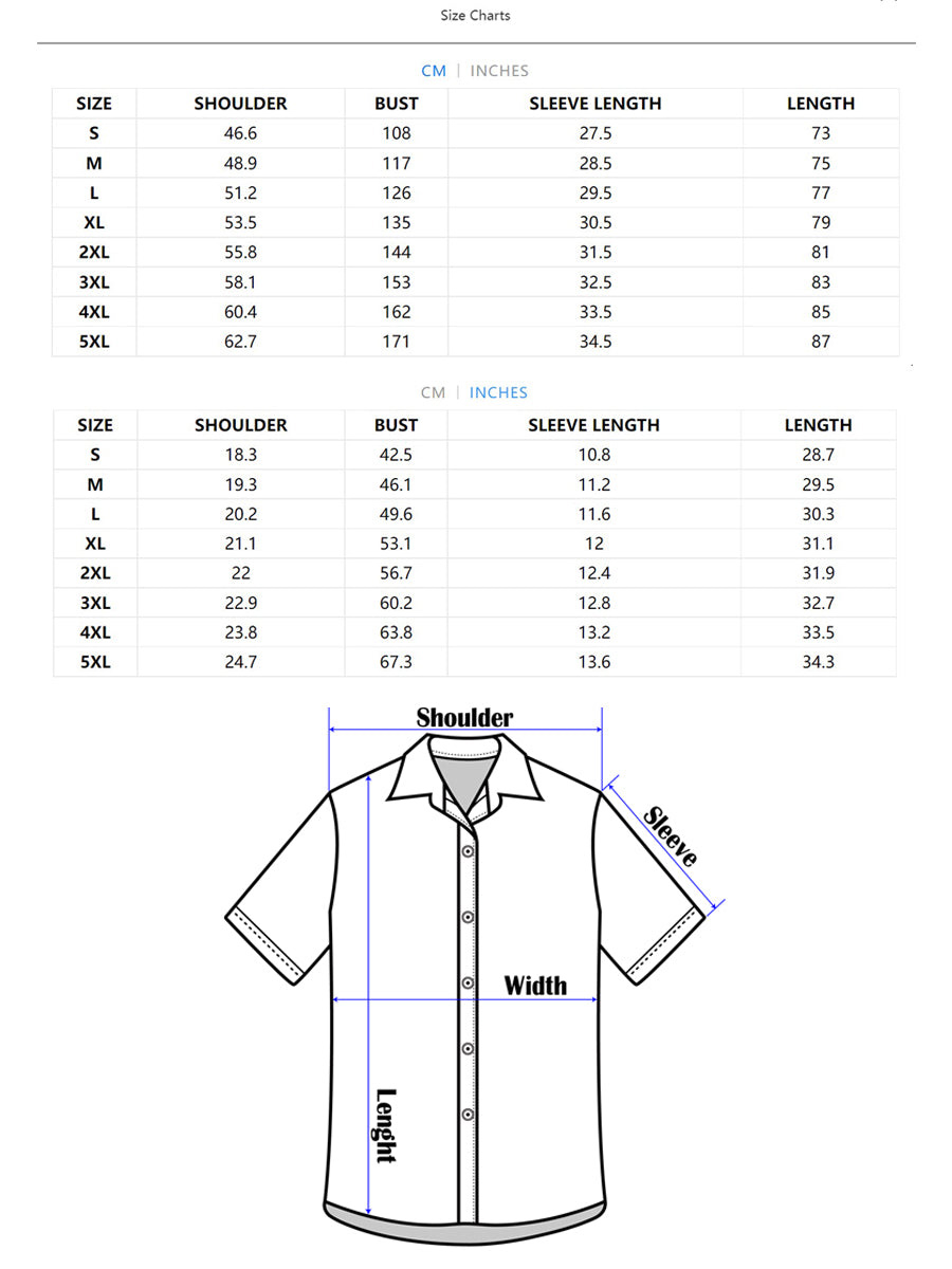 Big Lily Print Casual Short Sleeve Shirt